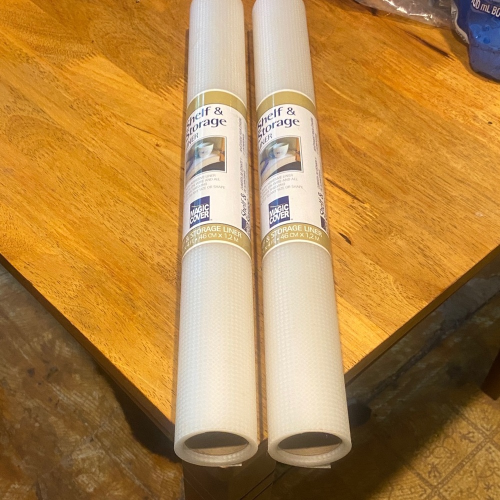 3/$15. Clear Drawer Liners